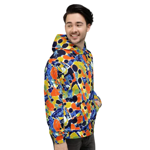 Solar Shatter on a Hoodie