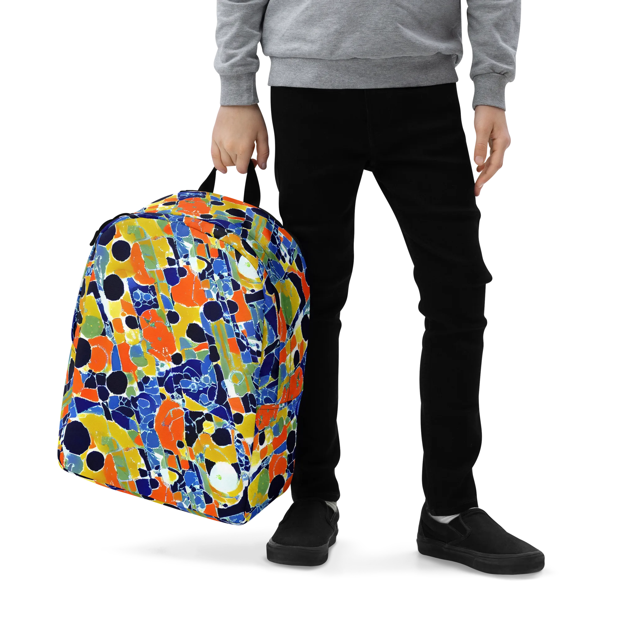 Solar Shatter on Minimalist Backpack — Zoomed-in
