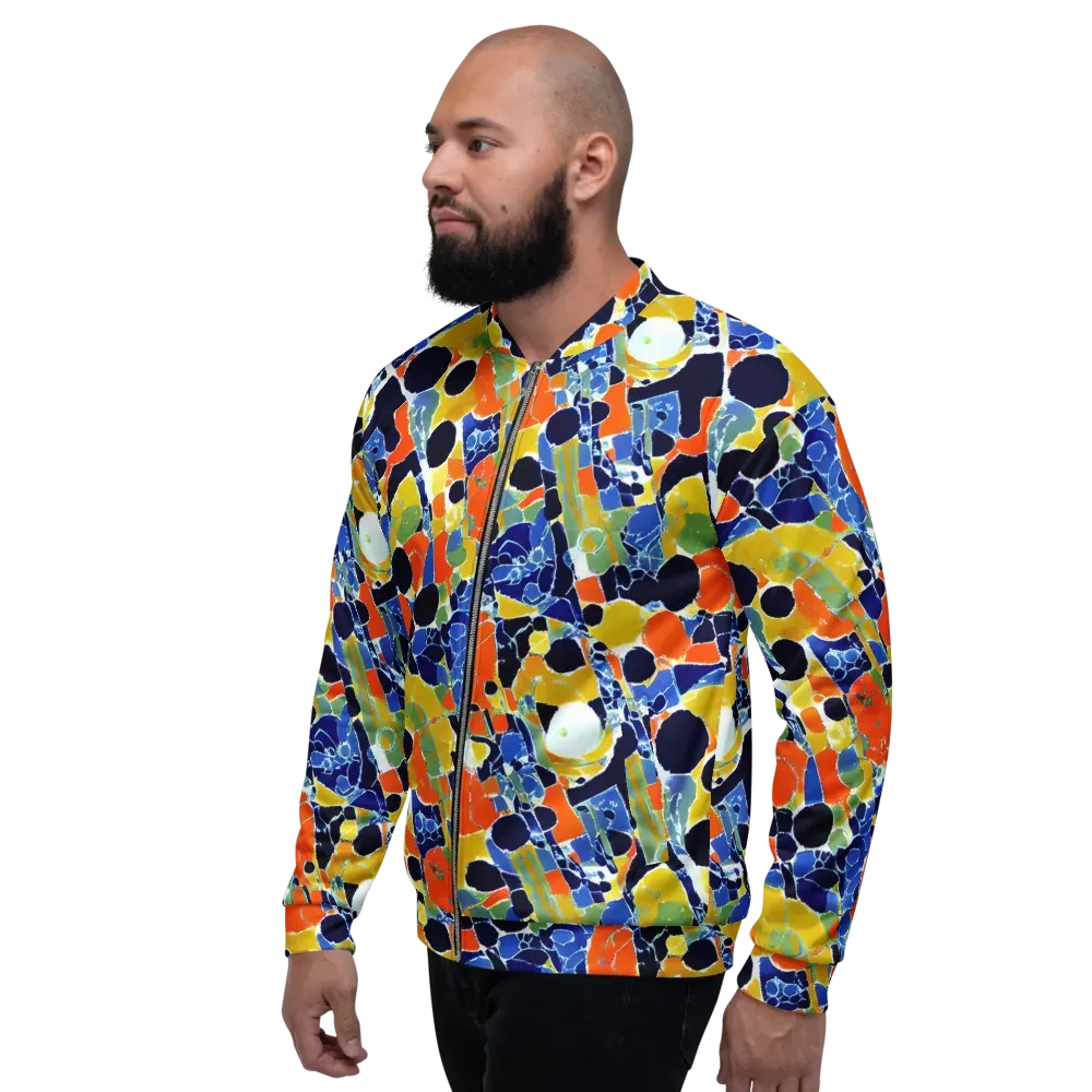 Solar Shatter on Bomber Jacket — Left