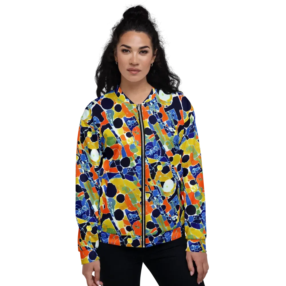 Solar Shatter on Bomber Jacket — Front