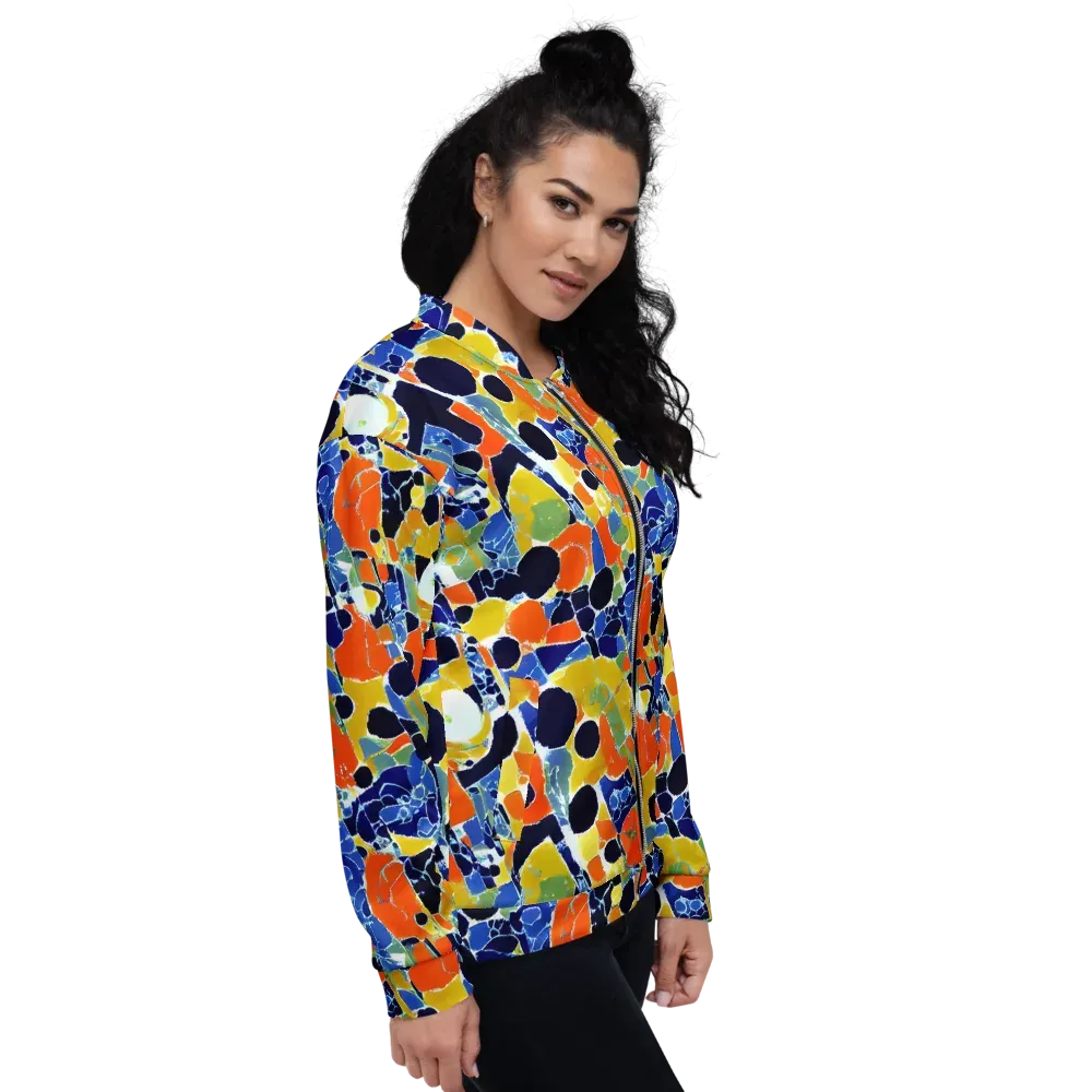 Solar Shatter on Bomber Jacket — Right