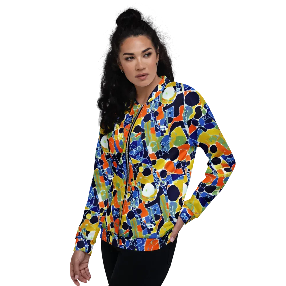Solar Shatter on Bomber Jacket — Left