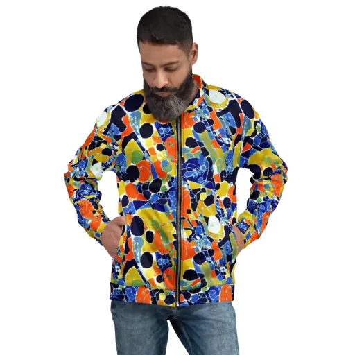 Solar Shatter on a Bomber Jacket