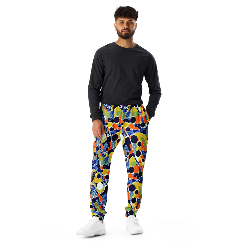 Solar Shatter on Men's Joggers — Front
