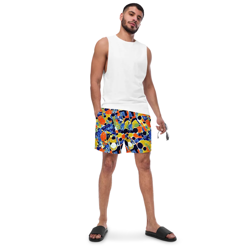 Solar Shatter on Swim Trunks — Front