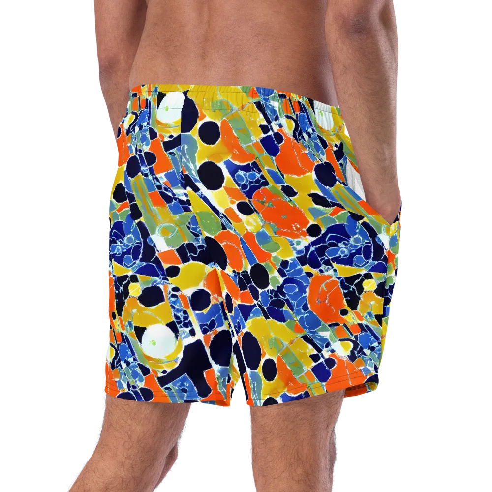 Solar Shatter on Swim Trunks — Right Back
