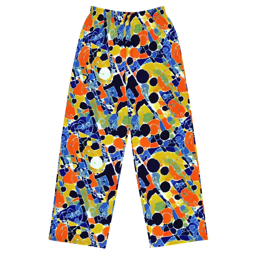 Solar Shatter on Wide-Leg Pants — Front
