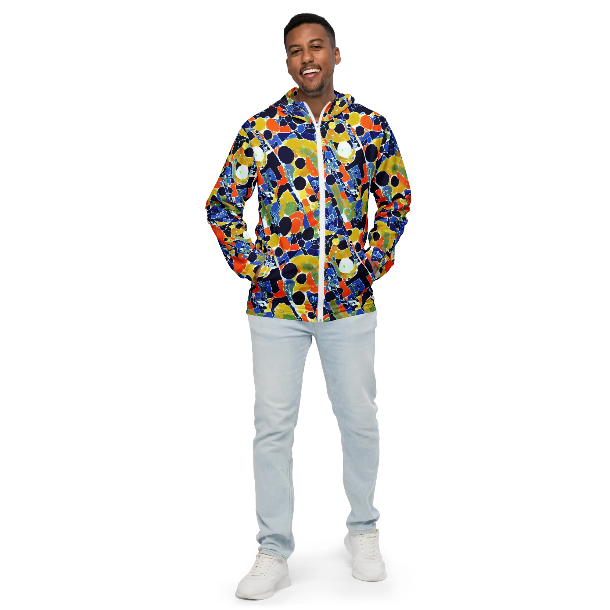 Solar Shatter on Men's Windbreaker — Front