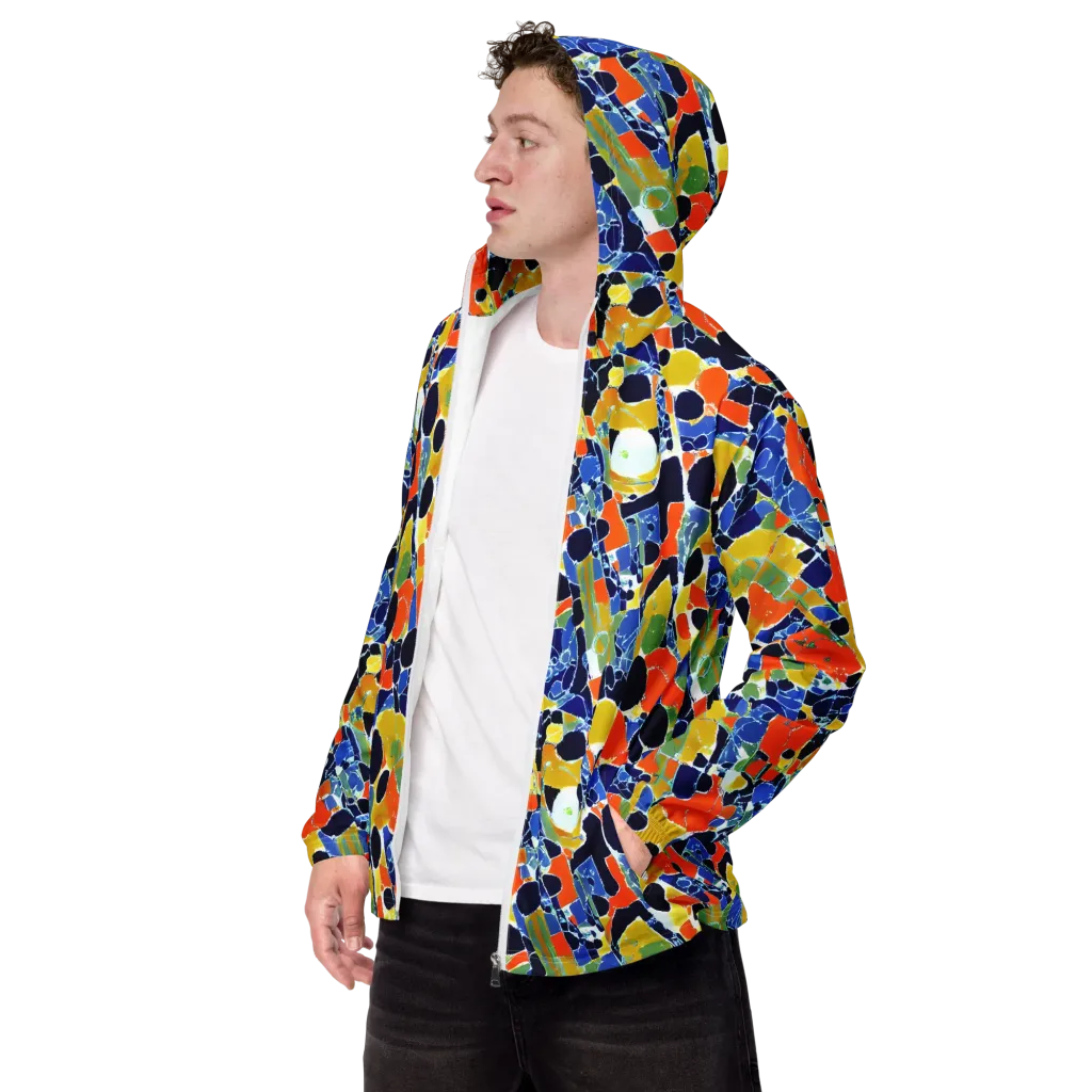 Solar Shatter on Men's Windbreaker — Left Front