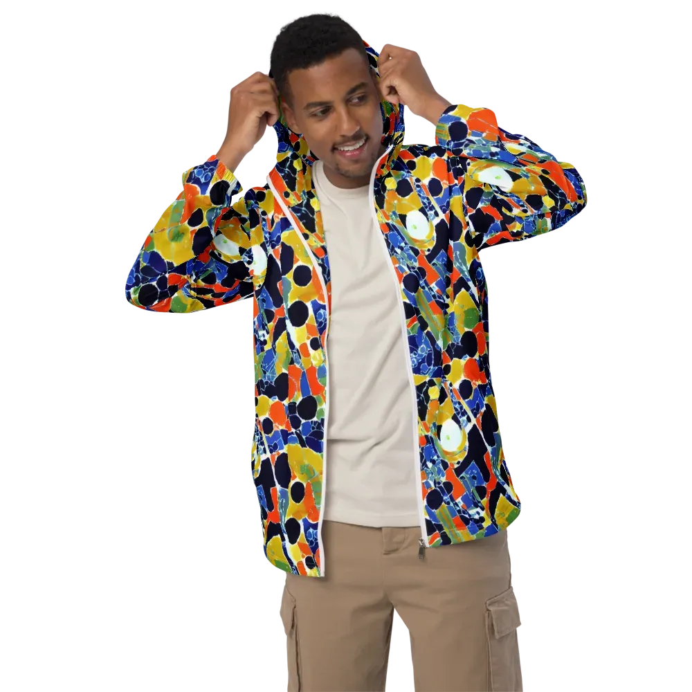 Solar Shatter on Men's Windbreaker — Front