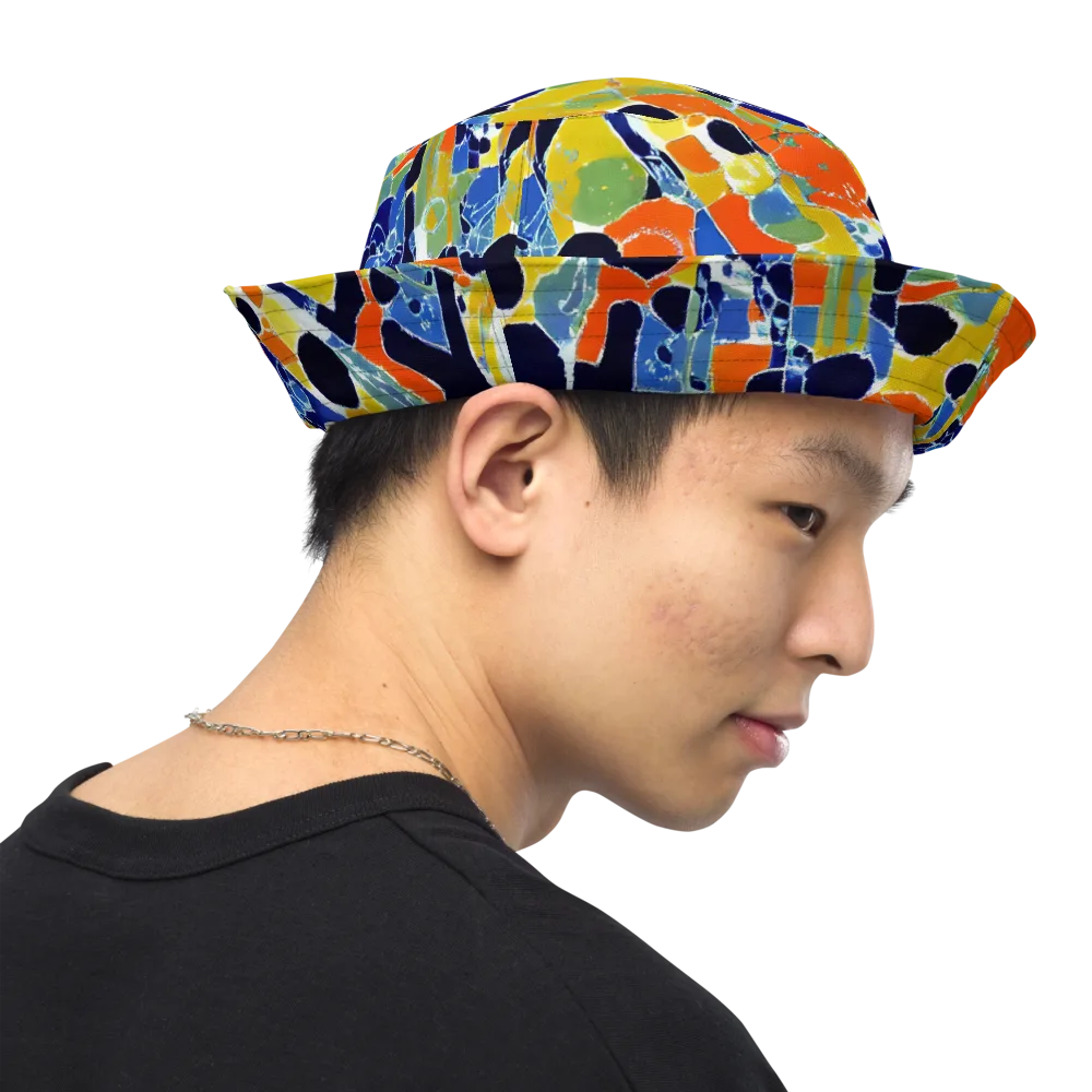Solar Shatter on Reversible Bucket Hat — Right Outside