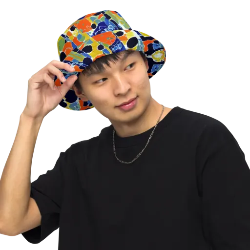 Solar Shatter on a Reversible Bucket Hat