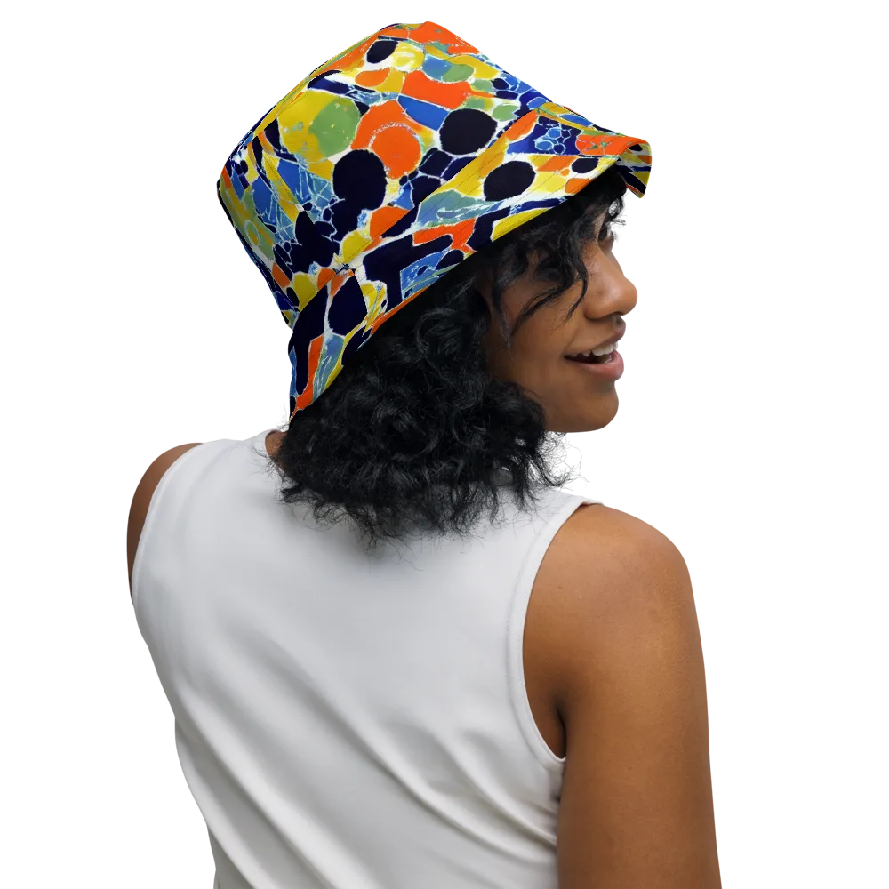 Solar Shatter on Reversible Bucket Hat — Right Outside