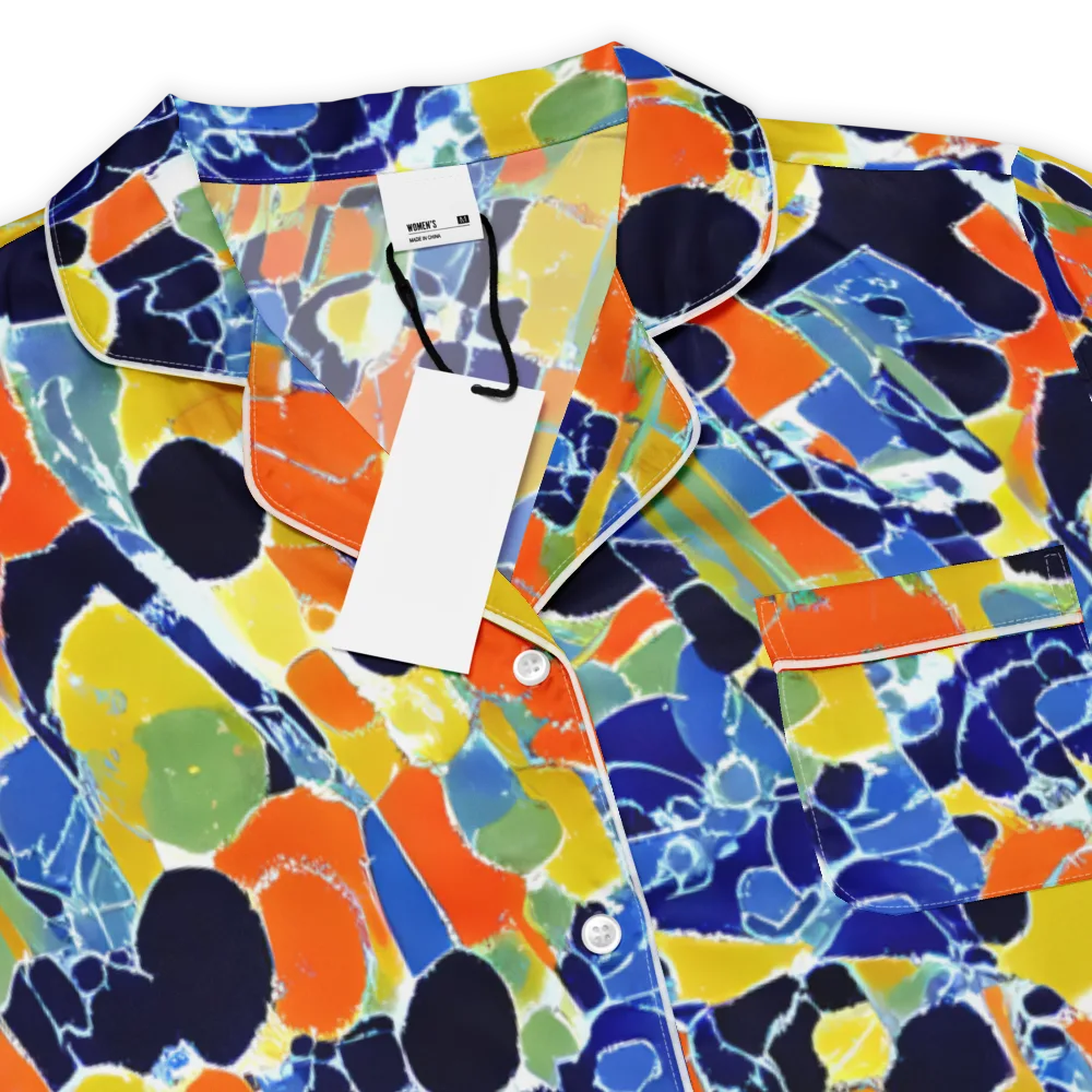 Solar Shatter on Women's Short Sleeve Pajama Top — Product details