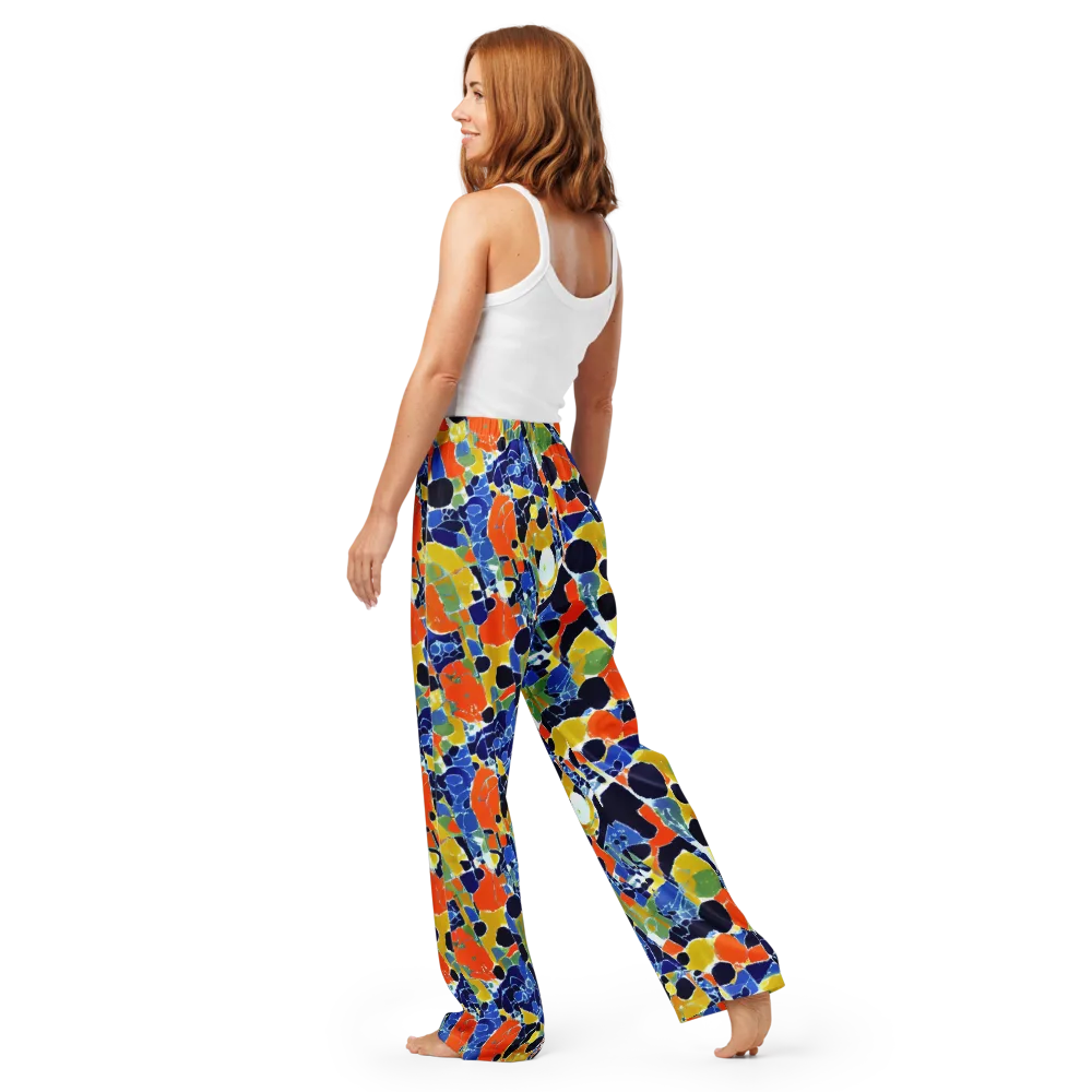 Solar Shatter on Women's Pajama Pants — Back