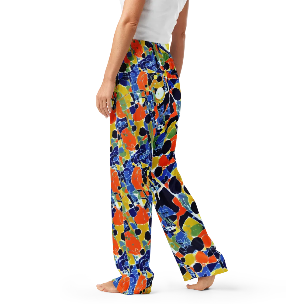 Solar Shatter on Women's Pajama Pants — Left