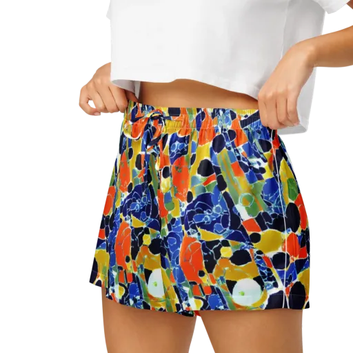 Solar Shatter on a Women's Pajama Shorts