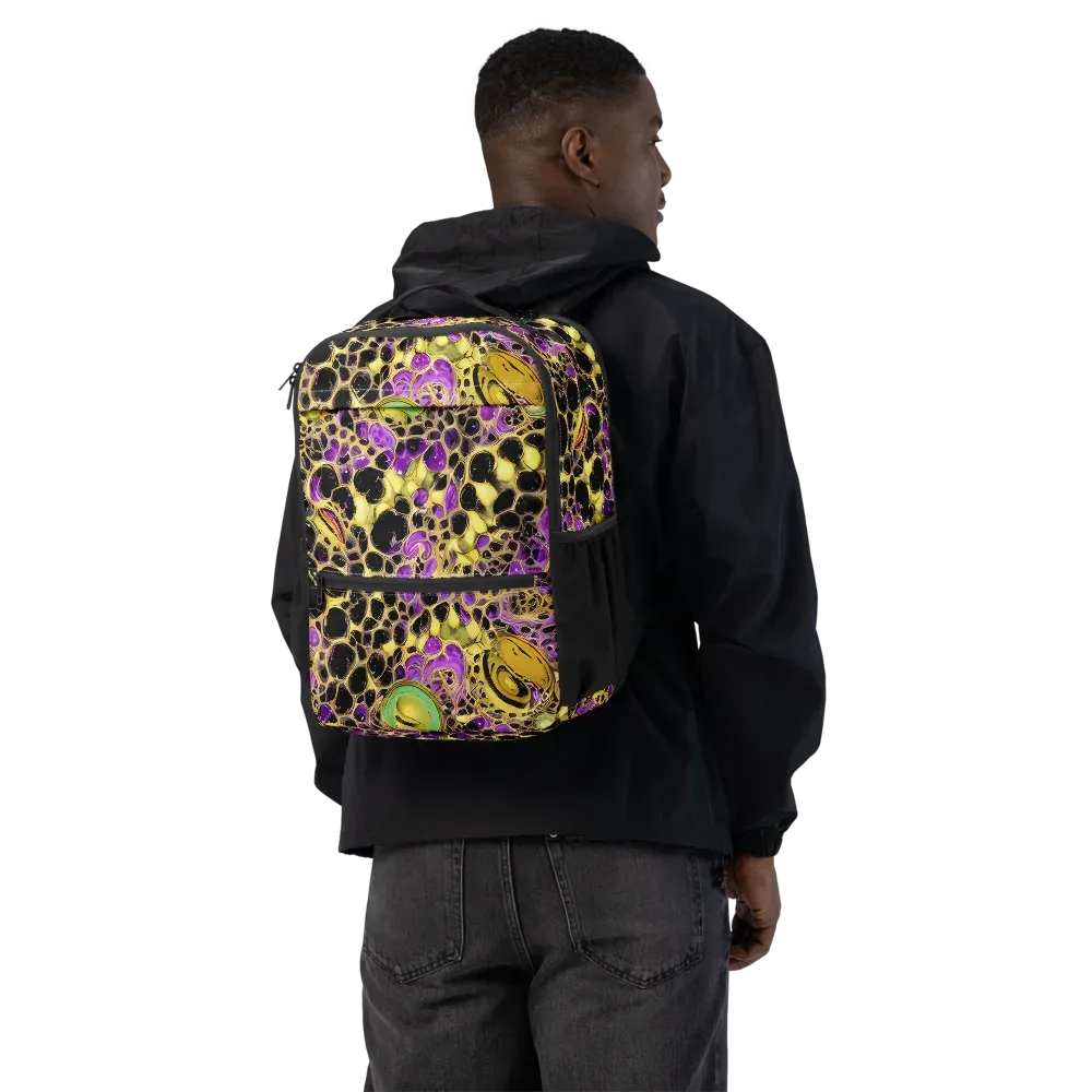 Molten Amethyst on Utility Backpack — Back