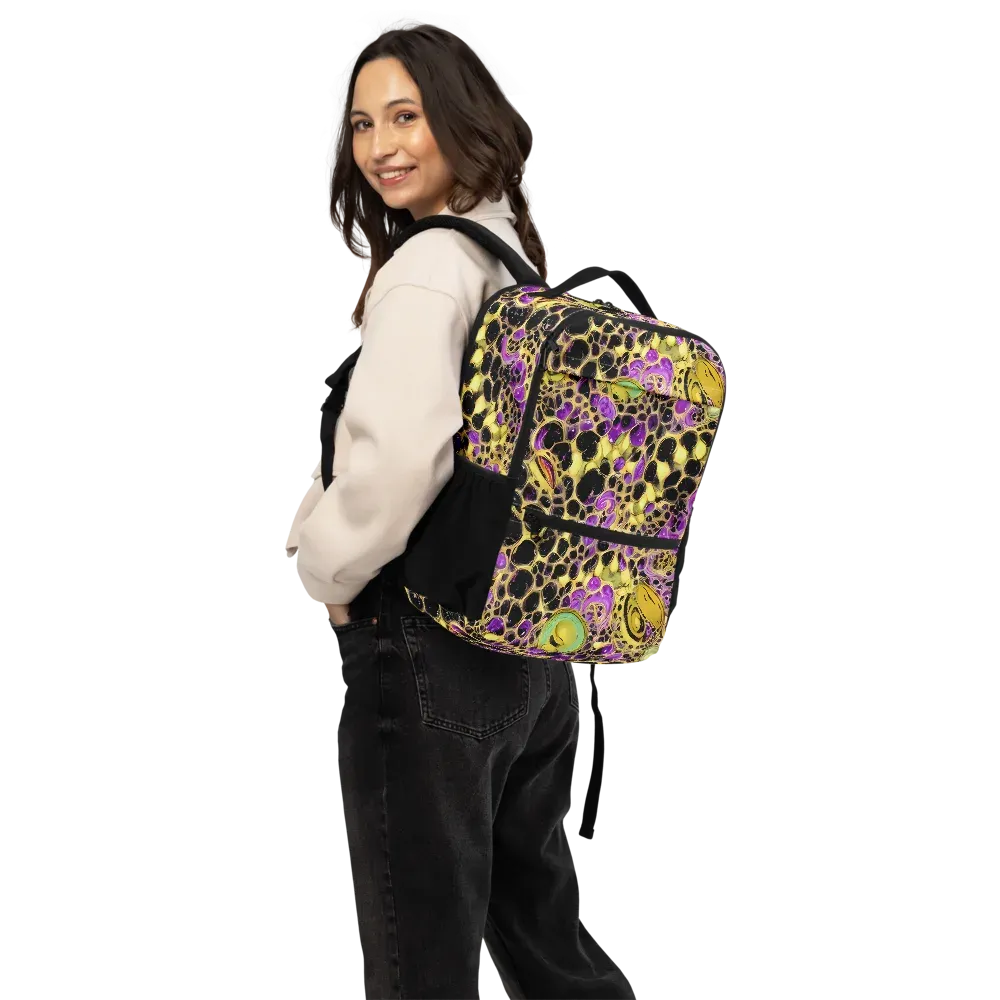Molten Amethyst on Utility Backpack — Back