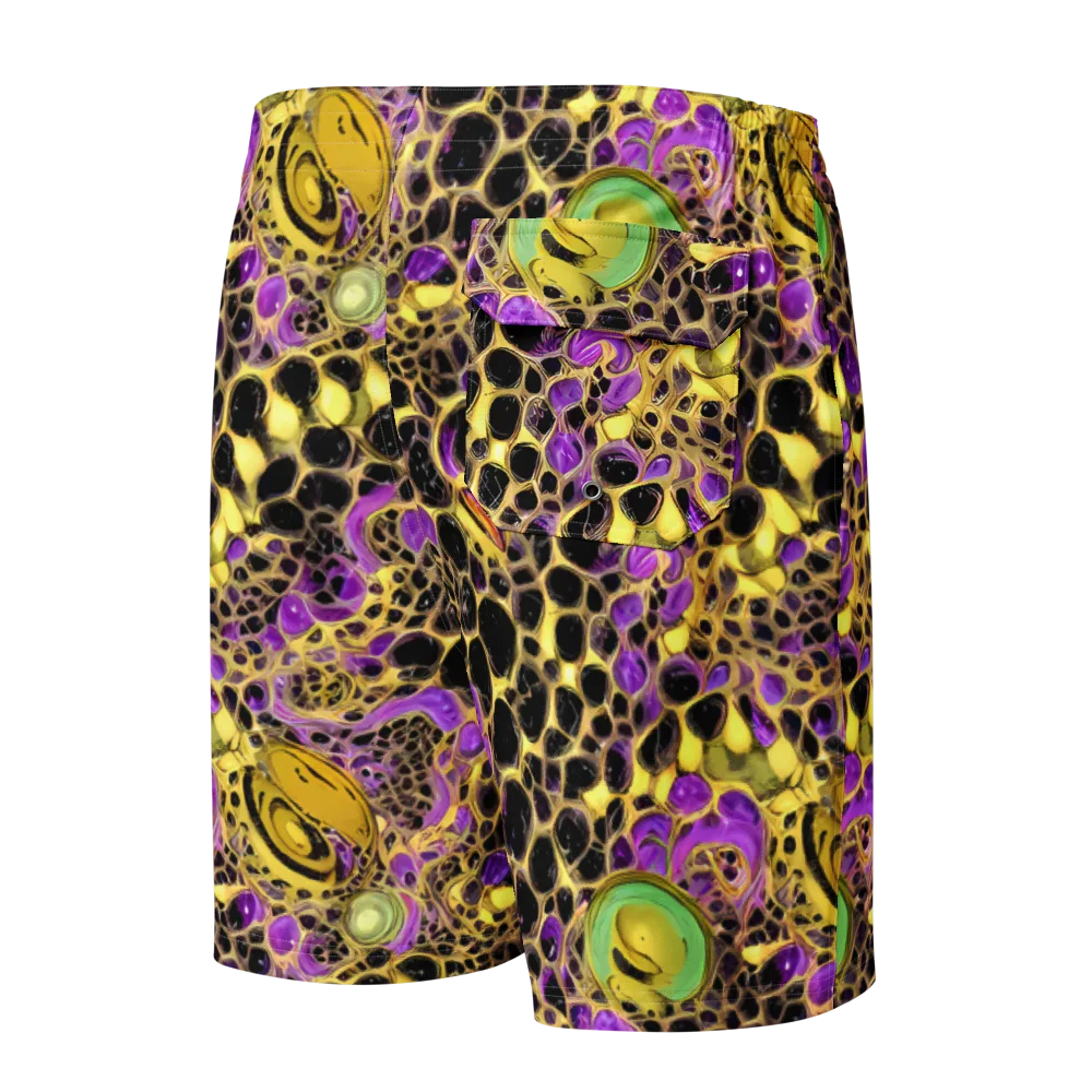 Molten Amethyst on Men's Board Shorts — Back