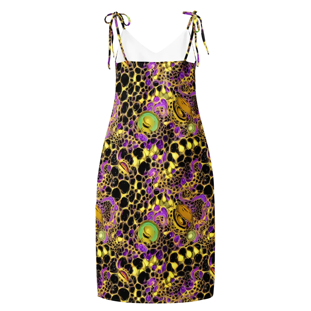 Molten Amethyst on Slip Dress — Back