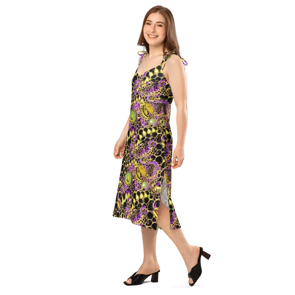 Molten Amethyst on Slip Dress — Left Front