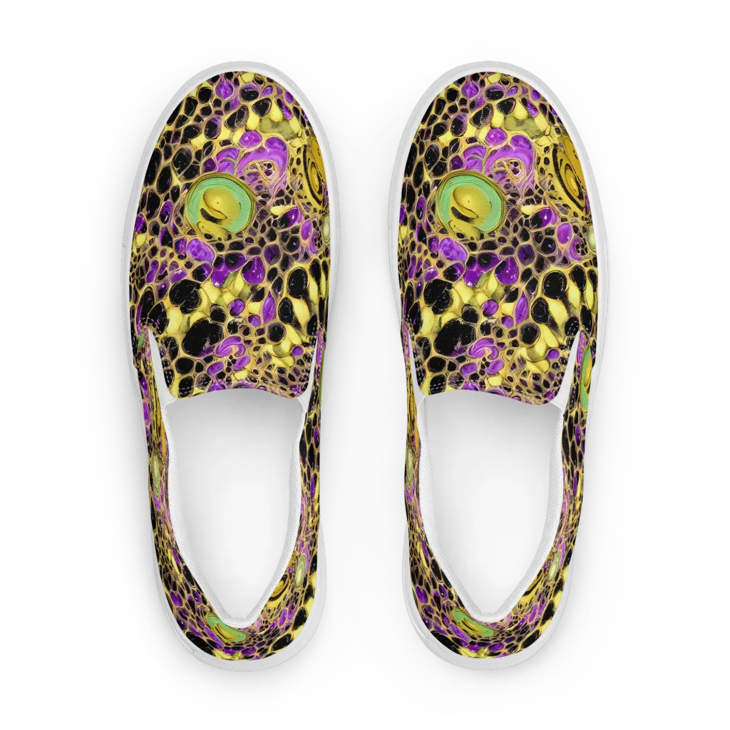 Molten Amethyst on Women's Slip-On Canvas Shoes — Front