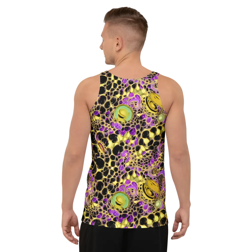 Molten Amethyst on Men's Tank Top — Back