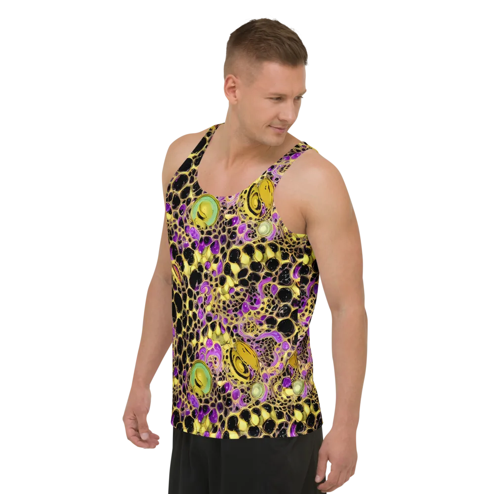 Molten Amethyst on Men's Tank Top — Left Front