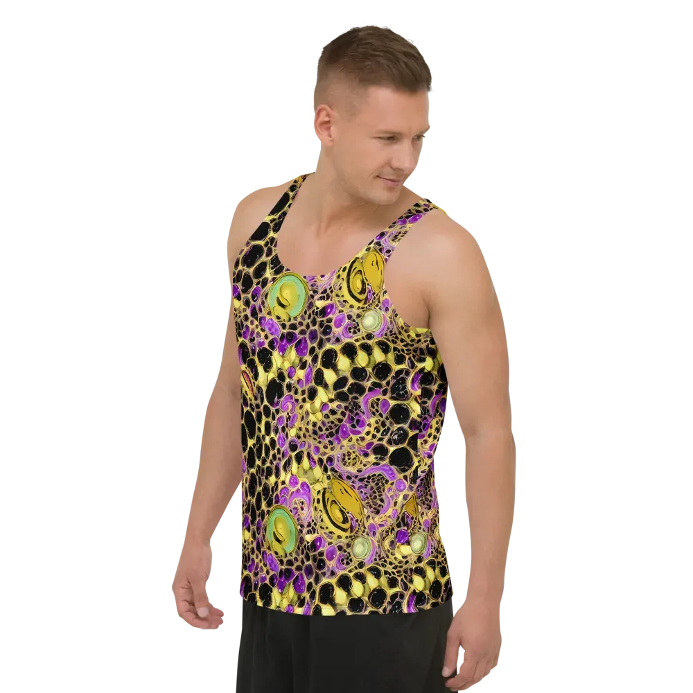 Molten Amethyst on Men's Tank Top — Left Front