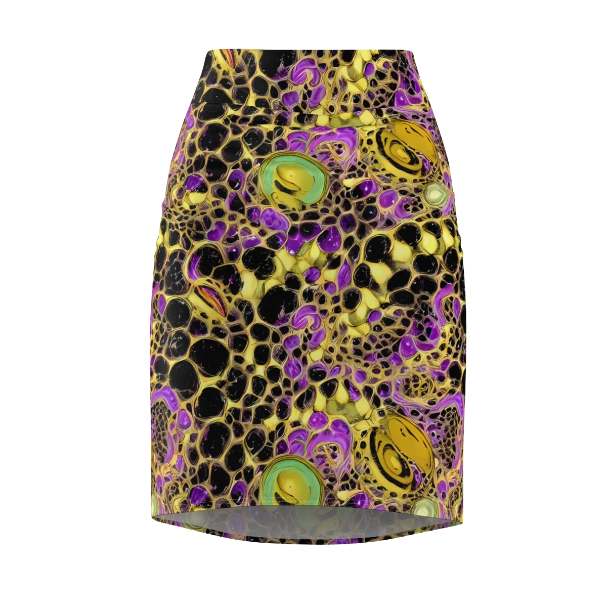 Molten Amethyst on Pencil Skirt — Front