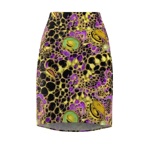 Molten Amethyst on a Pencil Skirt