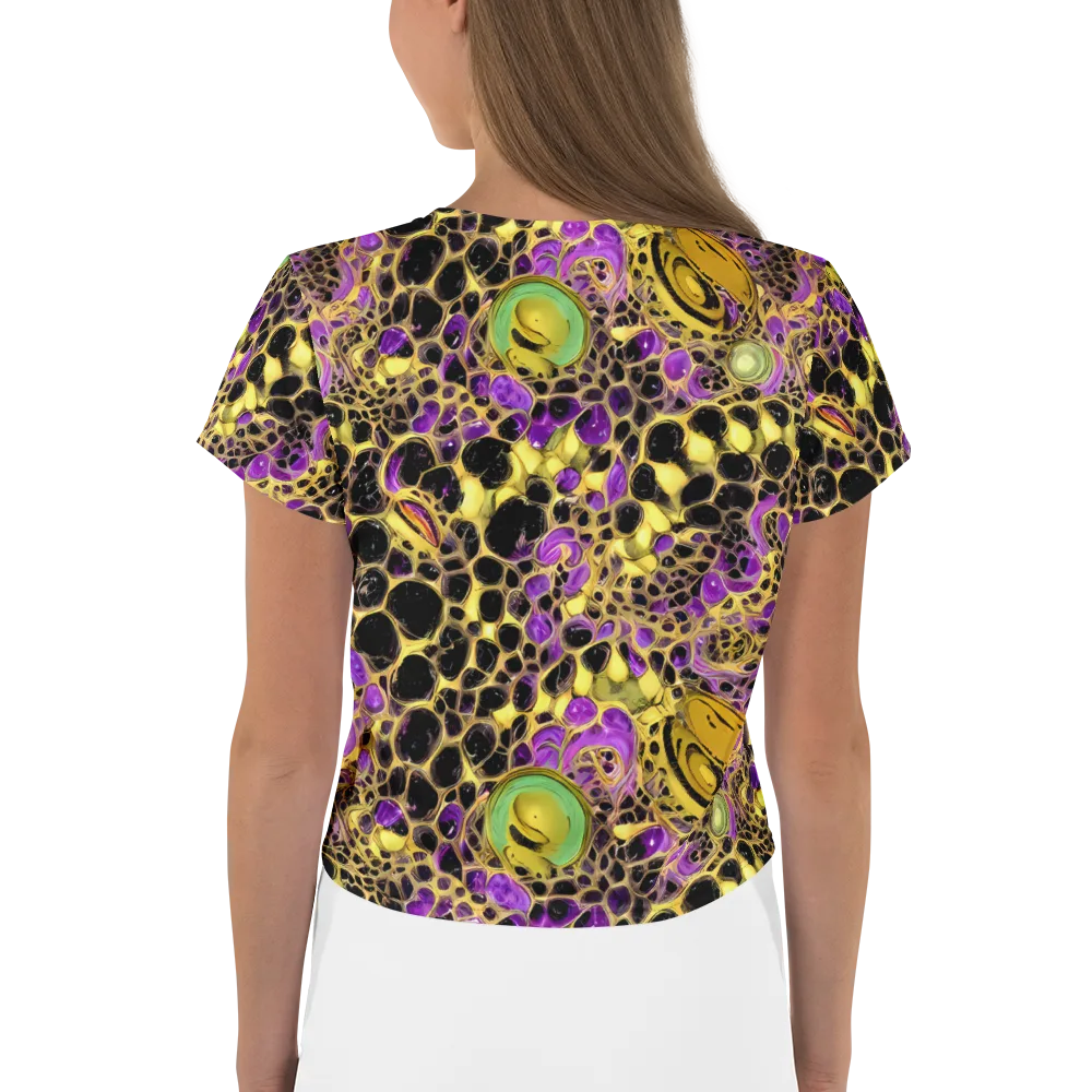 Molten Amethyst on Crop Tee — Back