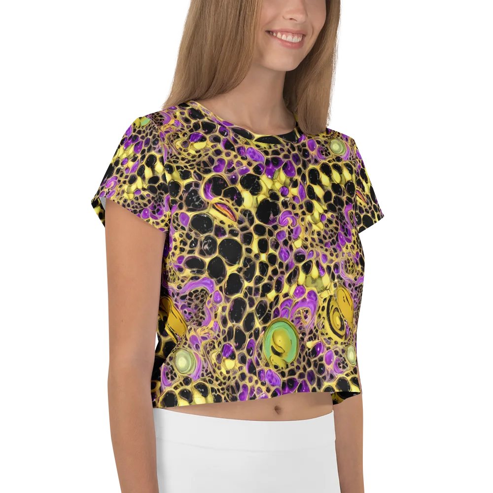 Molten Amethyst on Crop Tee — Right