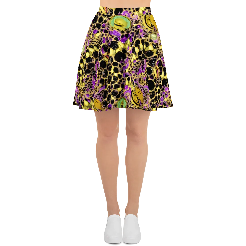 Molten Amethyst on Skater Skirt — Front