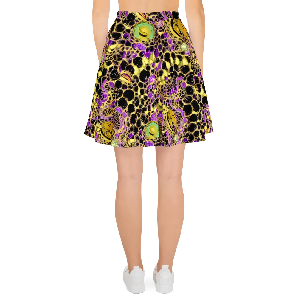 Molten Amethyst on Skater Skirt — Back