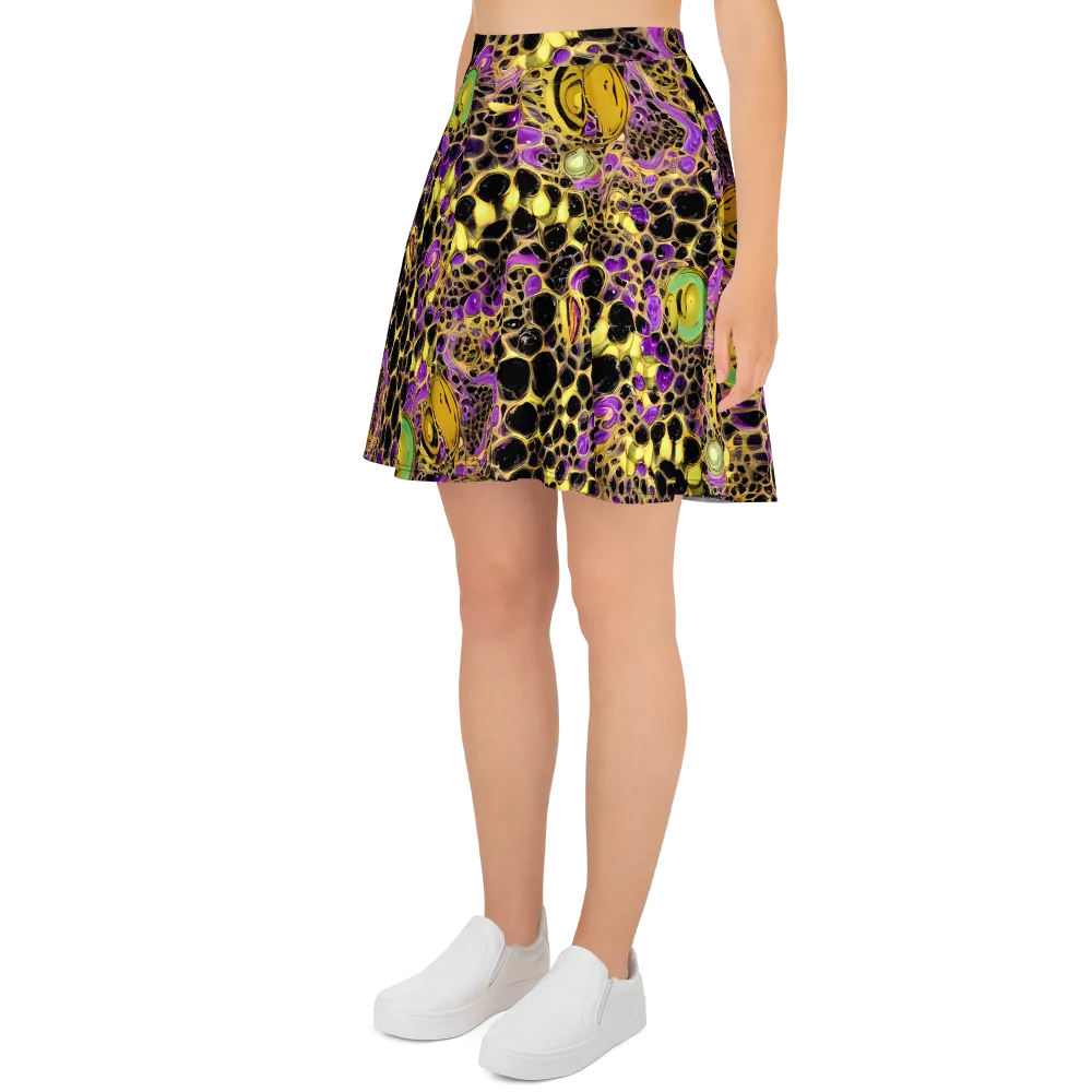 Molten Amethyst on Skater Skirt — Left