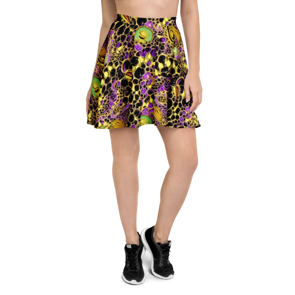 Molten Amethyst on Skater Skirt — Front