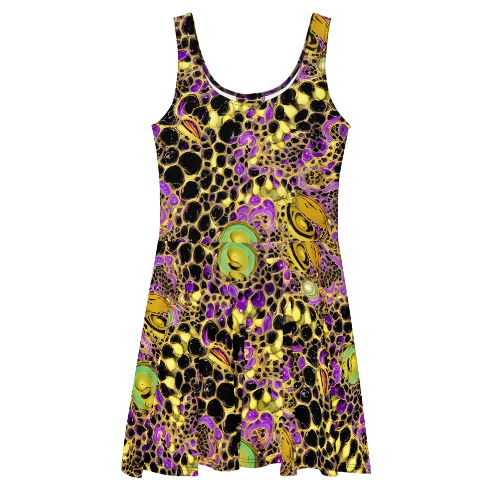 Molten Amethyst on Skater Dress — Front