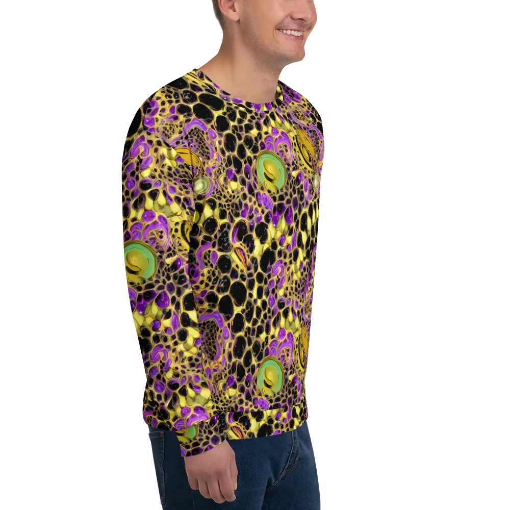 Molten Amethyst on Sweatshirt — Right Front