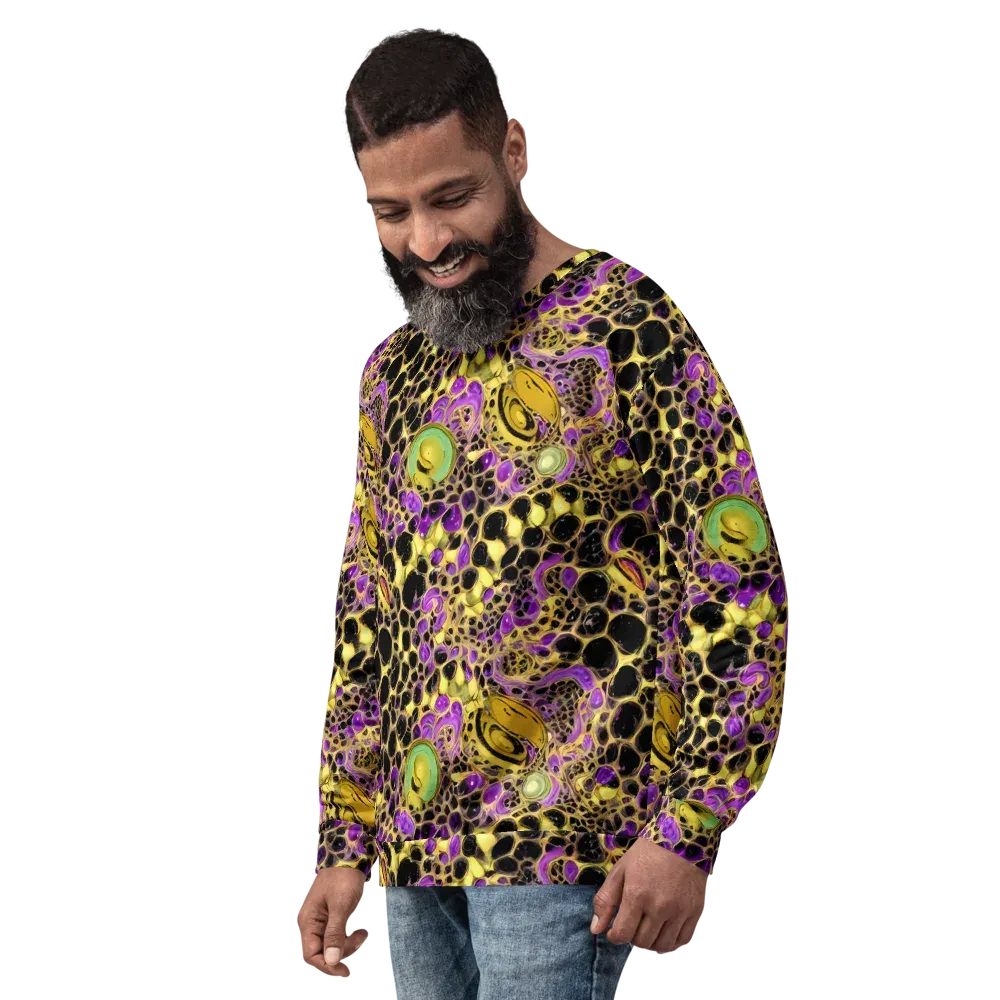 Molten Amethyst on Sweatshirt — Left Front