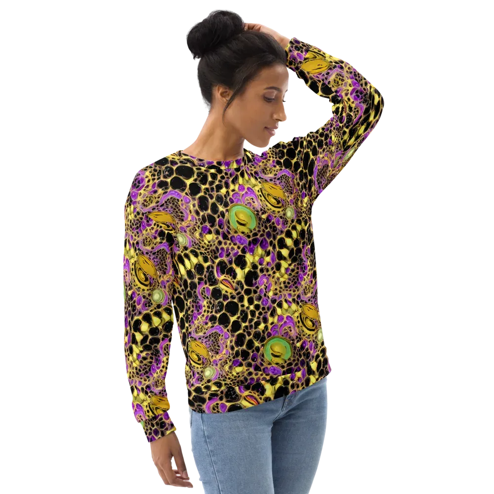 Molten Amethyst on Sweatshirt — Right Front