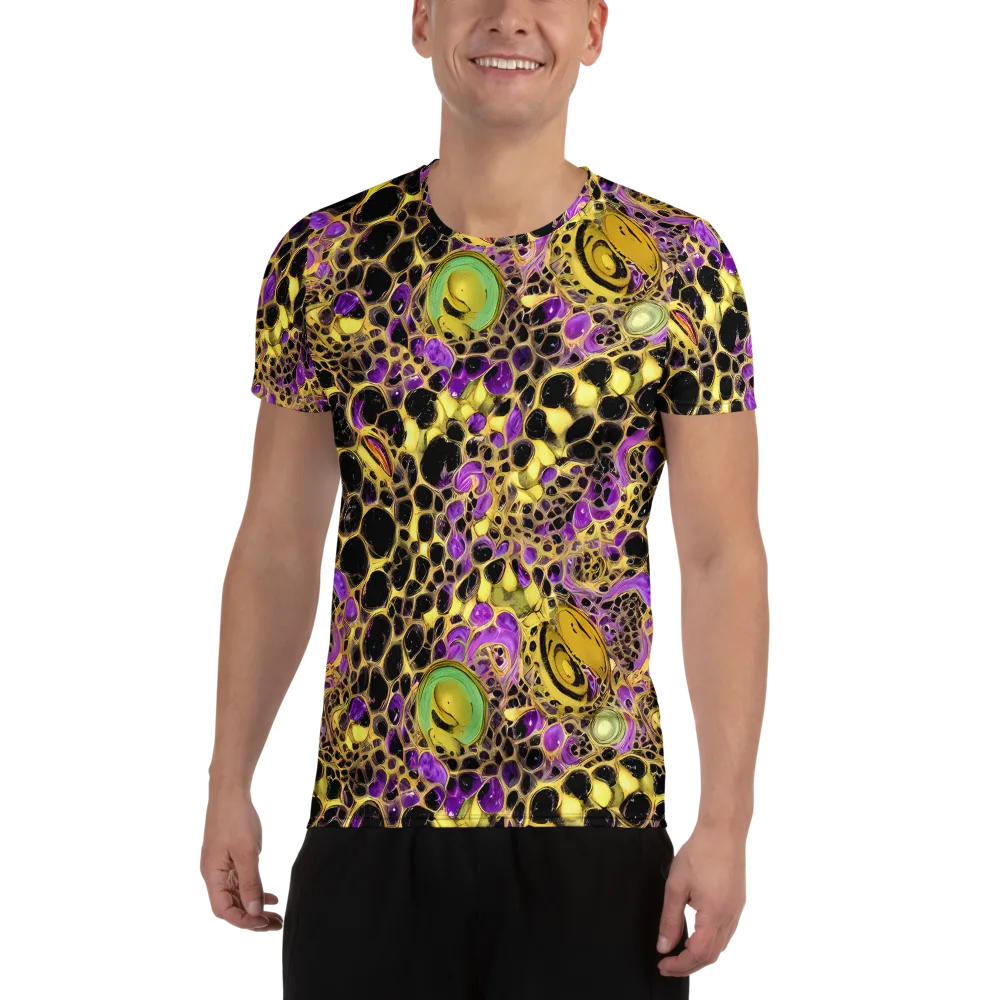 Molten Amethyst on Men's Athletic T-Shirt — Front