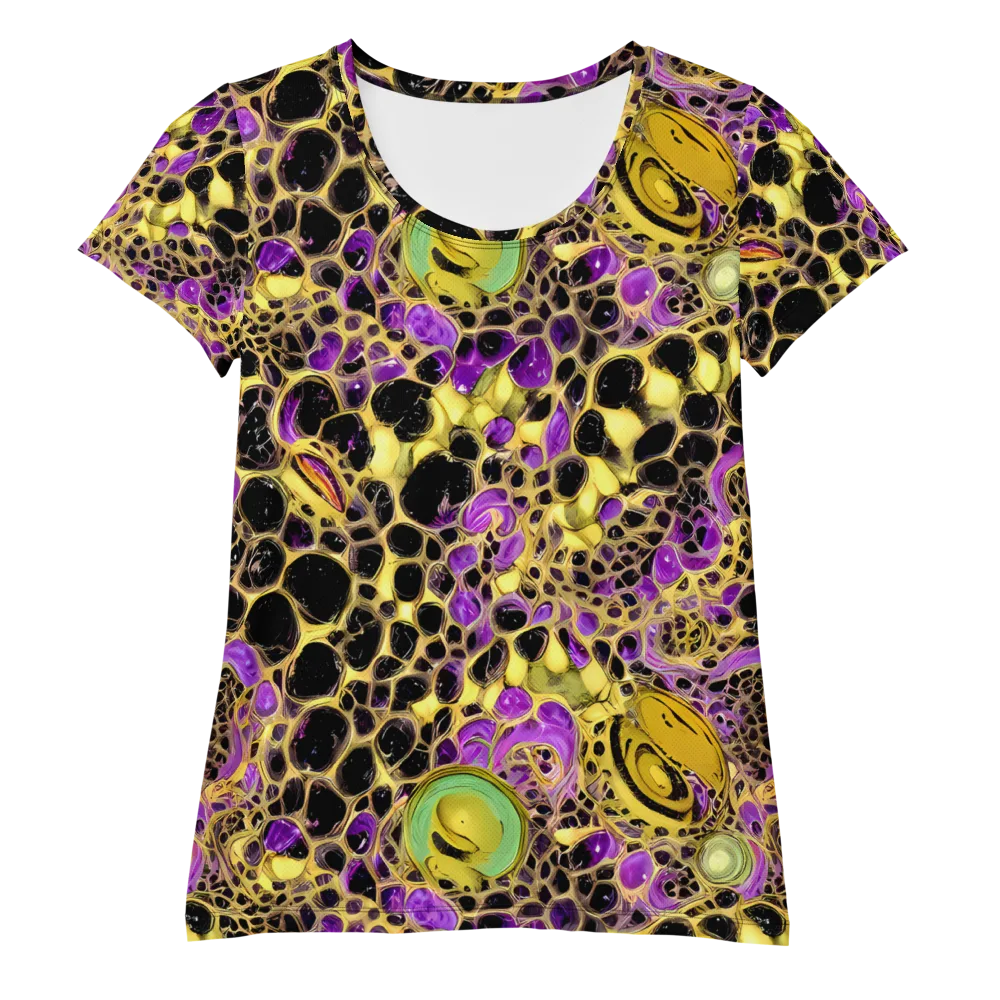 Molten Amethyst on Women's Athletic T-Shirt — Front