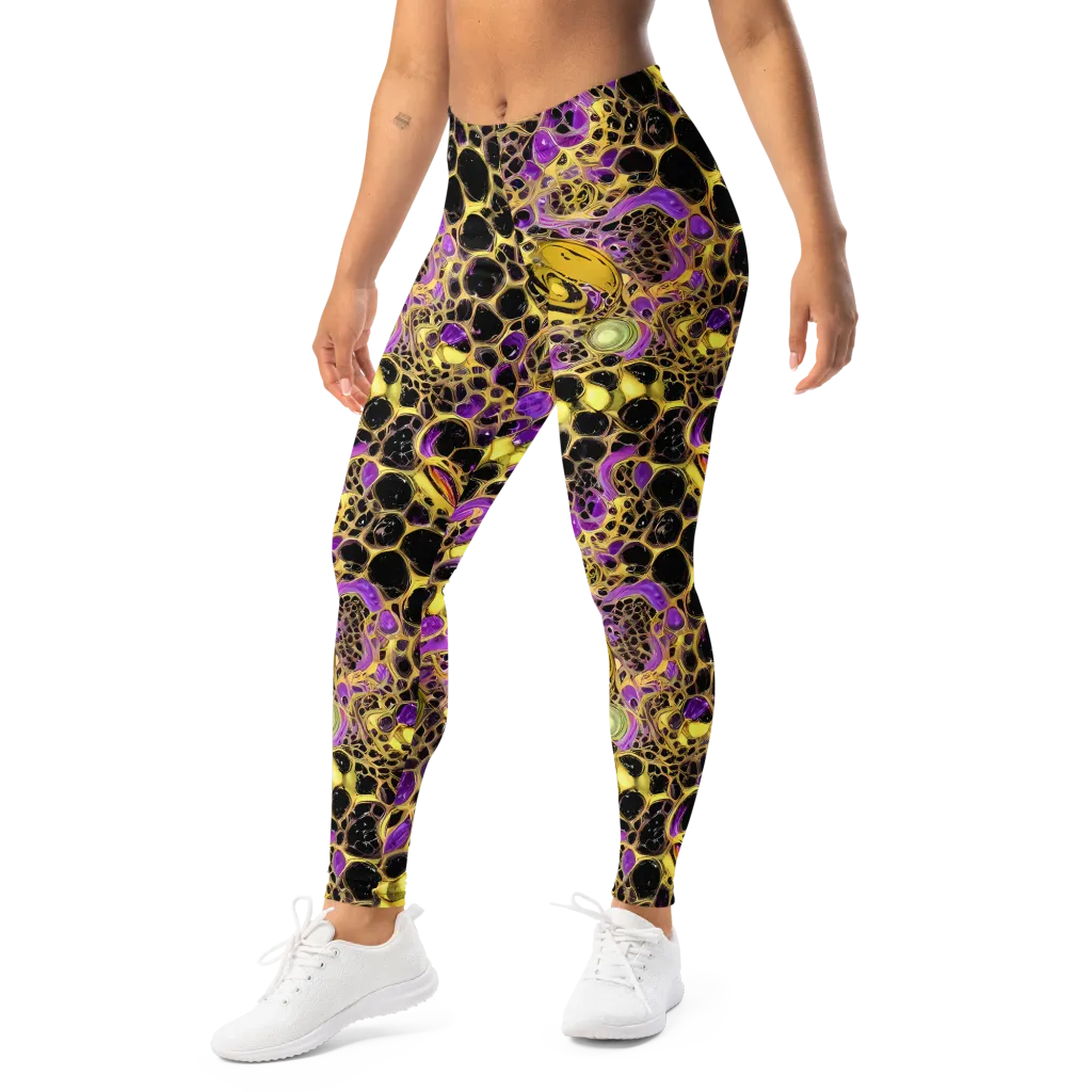 Molten Amethyst on Leggings — Left Front