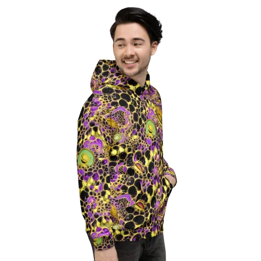 Molten Amethyst on a Hoodie