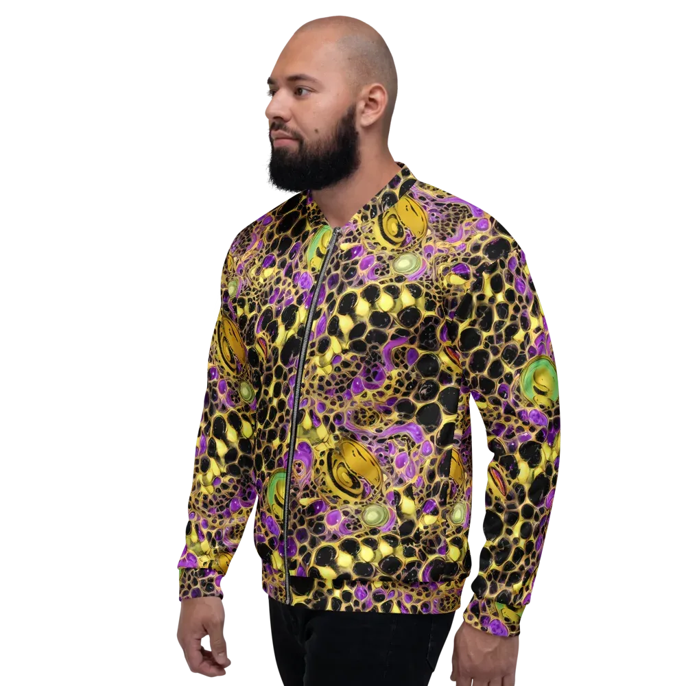 Molten Amethyst on Bomber Jacket — Left