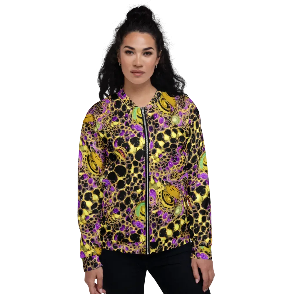 Molten Amethyst on Bomber Jacket — Front