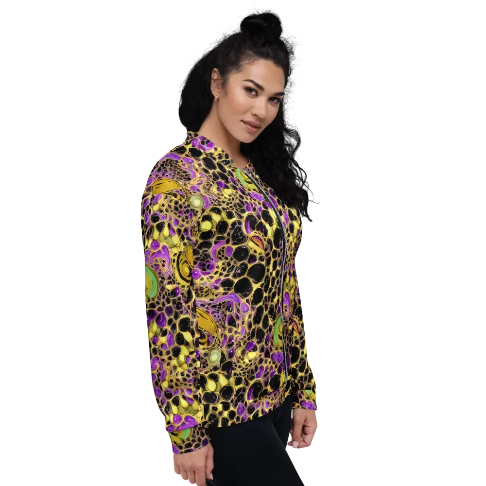 Molten Amethyst on Bomber Jacket — Right