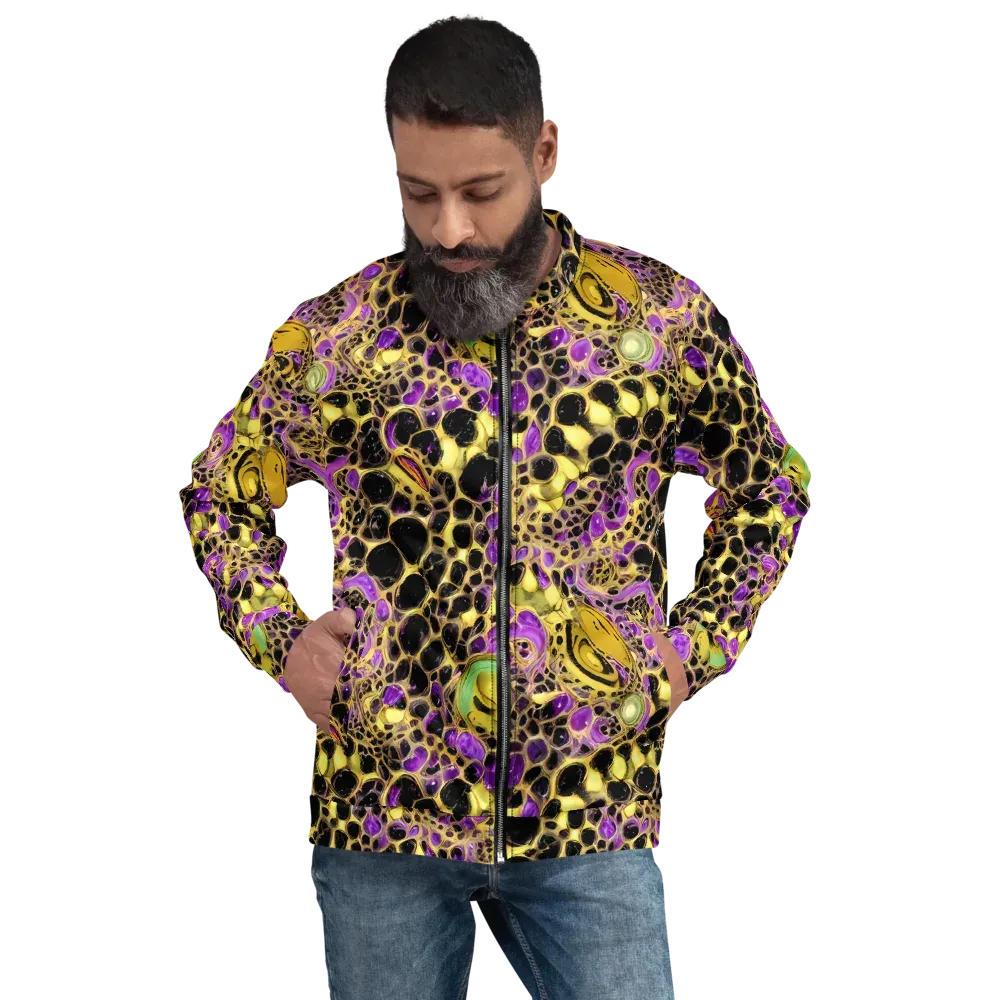 Molten Amethyst on Bomber Jacket — Front
